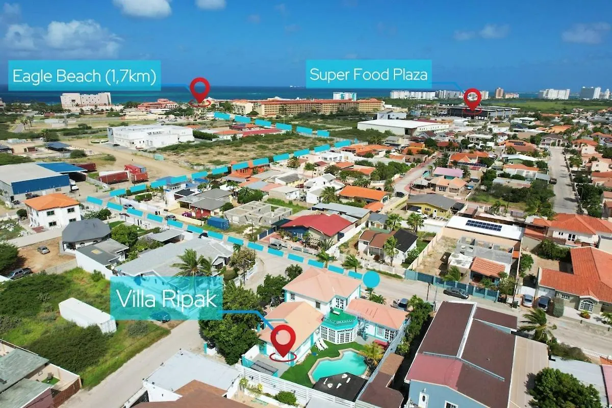 Villa Exclusiva Con Piscina Privada A Solo 10 Minutos De Eagle Beach Palm Beach Aruba